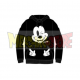Sudadera adulto con capucha Disney - Mickey Mouse negra Talla S