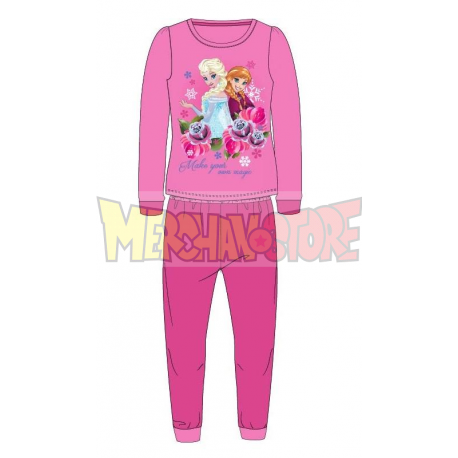 Pijama polar niña Disney - Frozen rosa 5 años 110cm