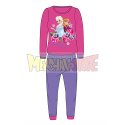 Pijama polar niña Disney - Frozen lila 6 años 116cm