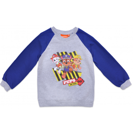 Sudadera niño Patrulla canina gris - azul 2 años 92cm