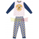 Pijama de invierno Harry Potter blanco - azul 6 años 116cm