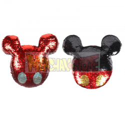 Cojin premium Disney Mickey Mouse con lentejuelas 30x30cm