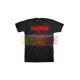 Camiseta manga corta adulto Rambo - First Blood negra Talla S