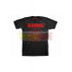 Camiseta manga corta adulto Rambo - First Blood negra Talla XL