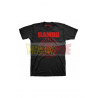 Camiseta manga corta adulto Rambo - First Blood negra Talla XL