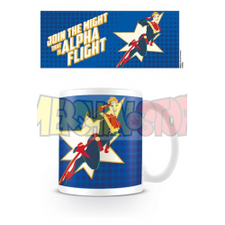 Taza cerámica Capitana Marvel - Alpha Flight