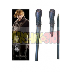 Varita bolígrafo Harry Potter con marca páginas - Ron Weasley