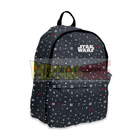 Mochila Lannoo Star Wars negra 43cm