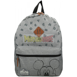 Mochila Disney 90 Aniversario Mickey letras 39x29x16cm