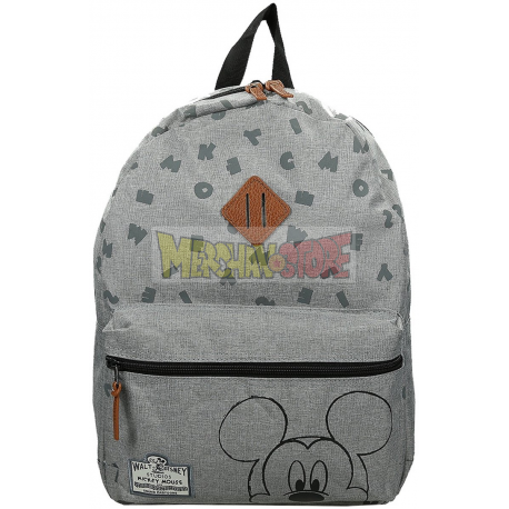 Mochila Disney 90 Aniversario Mickey letras 39x29x16cm