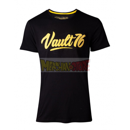 Camiseta adulto manga corta Fallout 76 - Oil Vault 76 Talla S