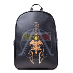 Mochila Assassin's Creed Odyssey negra logo dorado 45x30x14cm