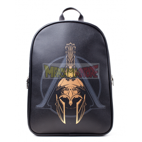 Mochila Assassin's Creed Odyssey negra logo dorado 45x30x14cm