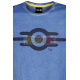 Camiseta adulto manga corta Fallout 76 - Oli Vault azul Talla L