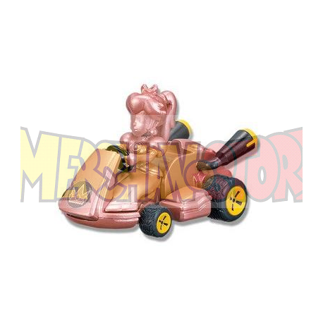 Coche de cuerda con pegatinas Mario Kart 8 - Princesa Peach 5.5cm