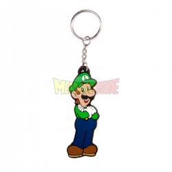 Llavero de goma Nintendo Super Mario - Luigi 6.5cm