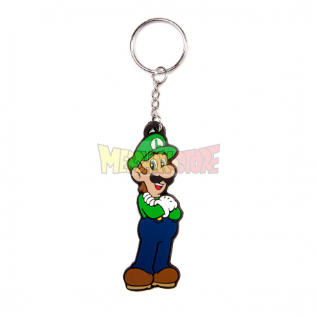 Llavero de goma Nintendo Super Mario - Luigi 6.5cm