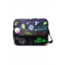 Mochila bandolera Rick and Morty - Space AOP 40x33x14cm