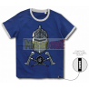 Camiseta niño manga corta Fortnite - Caballero Oscuro azul 10 años 140cm