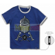 Camiseta niño manga corta Fortnite - Caballero Oscuro azul 14 años 164cm