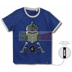 Camiseta niño manga corta Fortnite - Caballero Oscuro azul 14 años 164cm