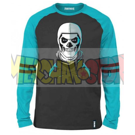 Camiseta niño manga larga Fortnite - Soldado Calabera 10 años 140cm