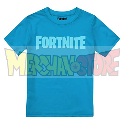 Camiseta niño Fortnite celeste 10 años 140cm