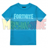 Camiseta niño Fortnite celeste 10 años 140cm