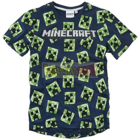 Camiseta niño manga corta Minecraft estampada 6 años 116cm