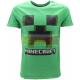 Camiseta niño manga corta Minecraft verde 10 años 140cm