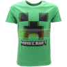 Camiseta niño manga corta Minecraft verde 10 años 140cm
