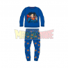 Pijama manga larga niño Superman azul 4 años - 104cm