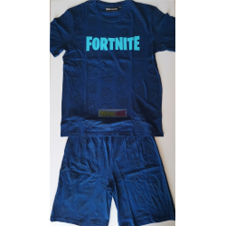 Pijama manga corta niño Fortnite azul 10 años - 140cm