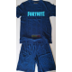 Pijama manga corta niño Fortnite azul 12 años - 152cm