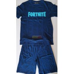 Pijama manga corta niño Fortnite azul 12 años - 152cm