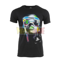 Camiseta adulto PlayStation - Grifter negra Talla XL