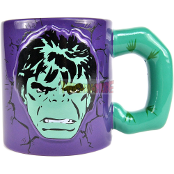 Taza cerámica grabada Hulk 500ml