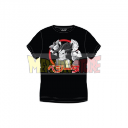 Camiseta adulto Dragon Ball - Vegeta negra Talla M