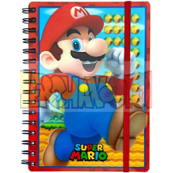 Libreta cuaderno de notas A5 Super Mario 3D