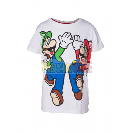 Camiseta Nintendo - Mario y Luigi 9 años 134cm - 10 años 140cm