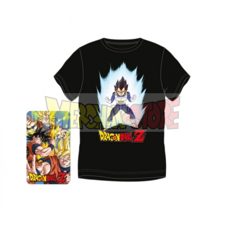 Camiseta adulto Dragon Ball Z - Vegeta negra Talla XL