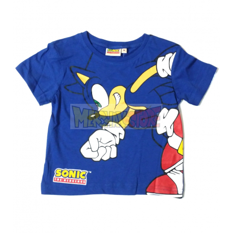 Camiseta niño Sonic azul 3 años 98cm