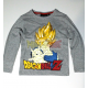 Camiseta niño manga larga Dragon Ball - Goku gris 8 años 128cm