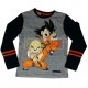 Camiseta niño manga larga Dragon Ball - Goku y Krilin gris 8 años 128cm