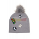 Gorro de invierno adulto Nintendo - Super Mario parches