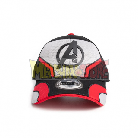 Gorra Marvel - Avengers Quantum gris - roja - negra