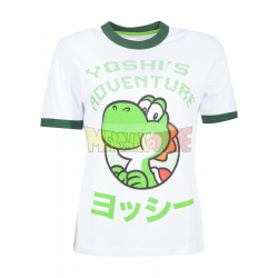 Camiseta adulto para chica Nintendo - Super Mario Yoshi Adventure Talla S