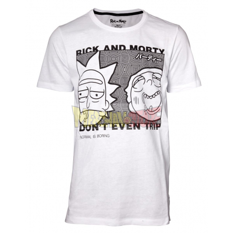 Camiseta adulto Rick and Morty - Don't Even Trip Talla L