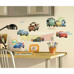 Vinilos adhesivos para pared Disney - Cars 2 - Personajes