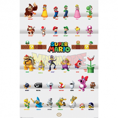 Póster Super Mario - Character 61x91.50cm